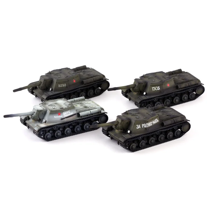 88MODLE 1:72 Scale Resin Soviet SU-152 Self-propelled Artillery Model 75003 Militarized Combat Track Type Classic Adult Gift Toy