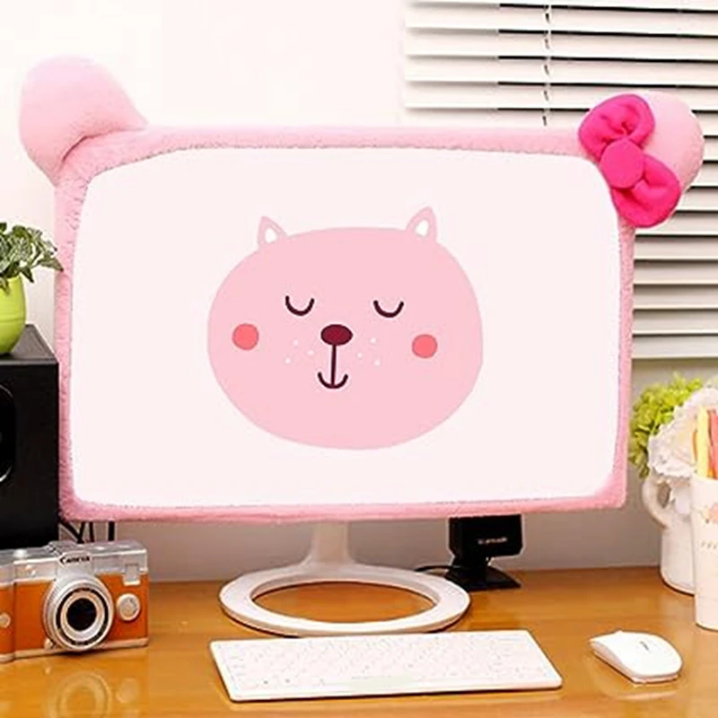 Computer Monitor Cover Monitor Dust Cover Computer Decorative Dust Cover