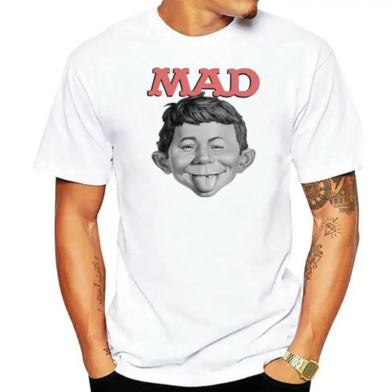 Alfred E. Neuman Mad Vintage T-Shirt, Premium Cotton Tee, Men'S Women'S Sizes Big Tall Tee Shirt