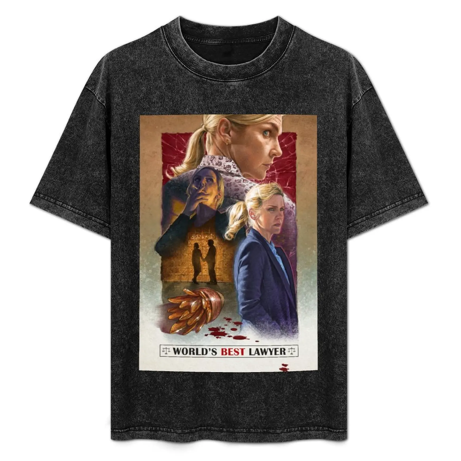 

Kim Wexler Tribute Poster T-Shirt funny shirt cotton valentines clothes anime shirts men