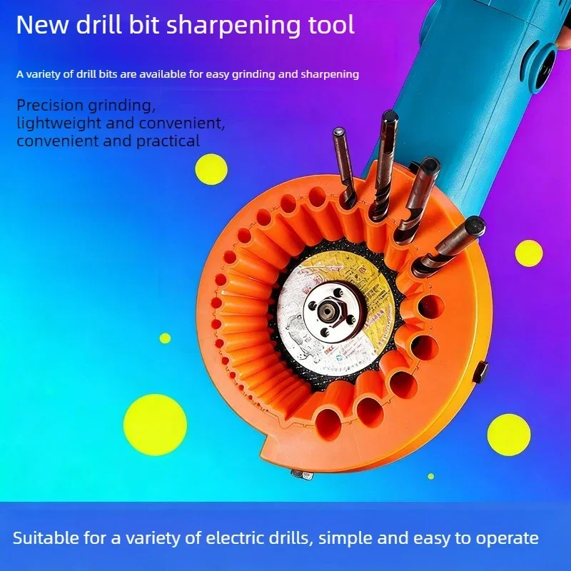 Drill Bit Sharpener Grinder, Multi-specification Power Drill Bit Grinding, Portable Abrasive Tools for Grinding, 2-13mm