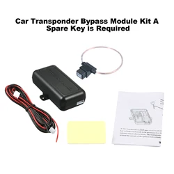 2023 New Transponder Bypass Module Kit Car Immobilizer A Spare Key is Required Alarm Auto Cut Engine