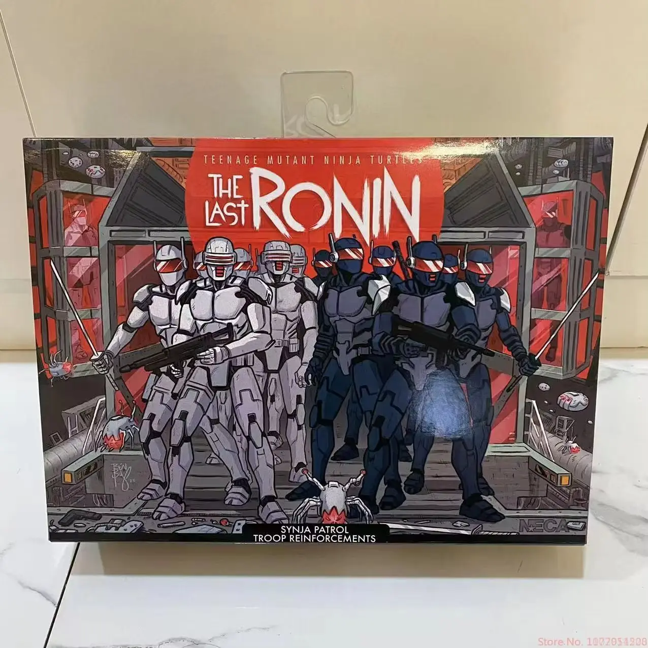 Auténtico Neca 54447 Tortugas Ninja último Robot Ronin doble conjunto 7 pulgadas colección de figuras de acción modelo juguete para regalo