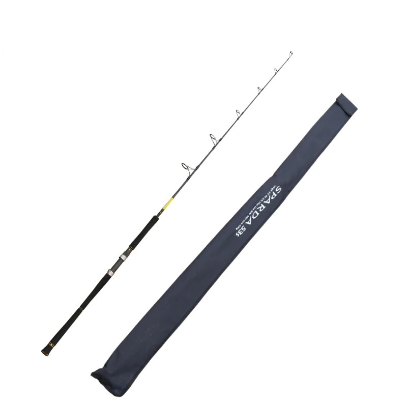 New arrival 1.675m 1Section fishing rods Fuji ring saltwater carbon fiber boat slow jigging rod spinning