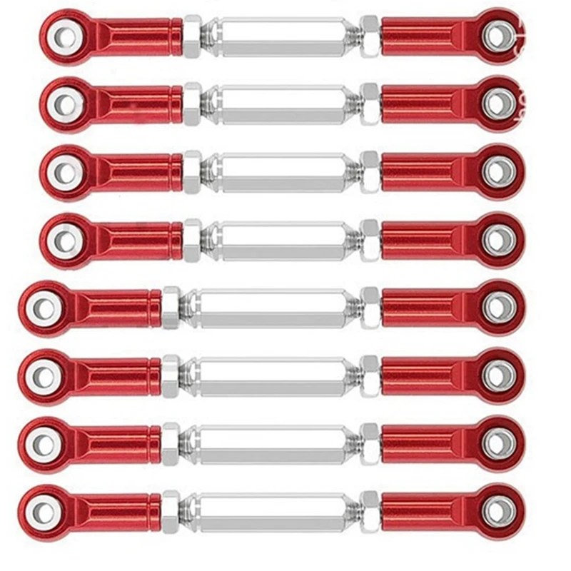 Piezas y accesorios de coche con Control remoto MN128, actualización de Metal, modificación, enlace de chasis ajustable, 1/12