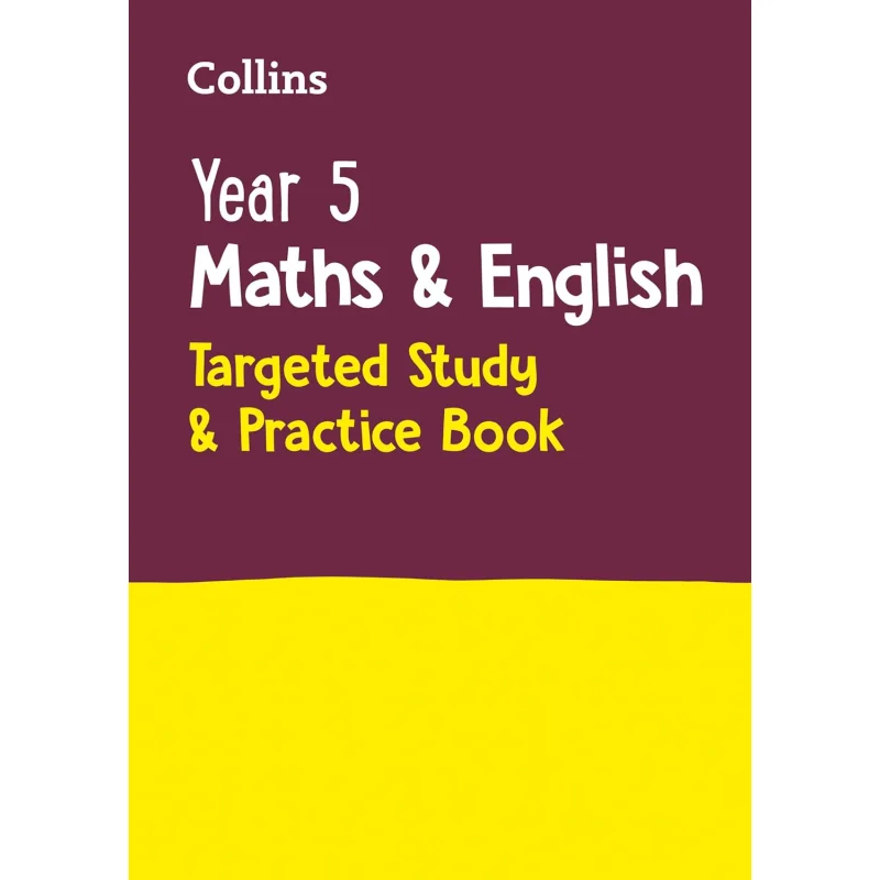 Collins Year 5 Maths And English Targeted Study  Practice Book Collins Harper Collins UK 9780008398811 Book