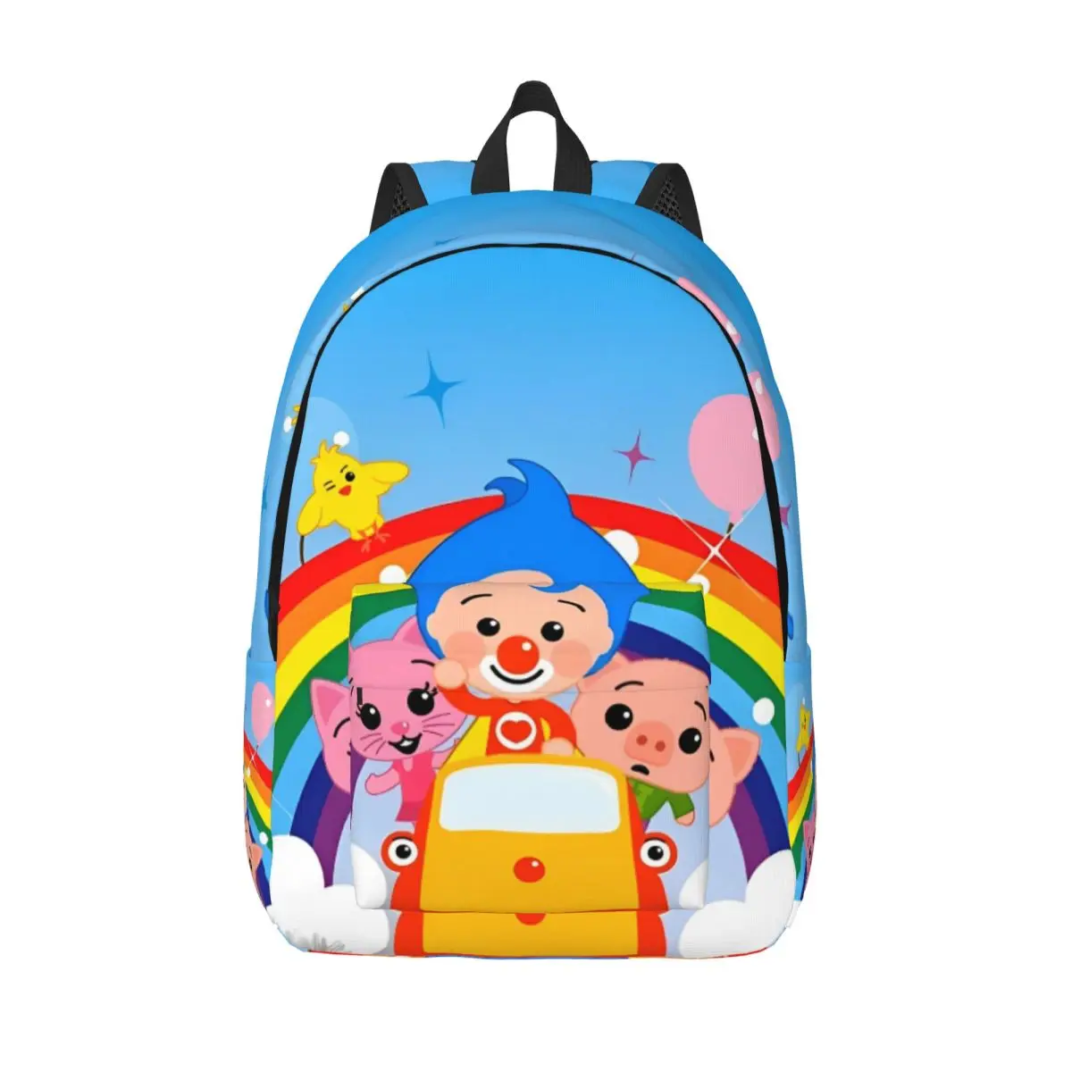 El Payaso P-Plims Backpack for Men Women Fashion Student Work Daypack Cartoon Cute Laptop Computer Canvas Bags Gift