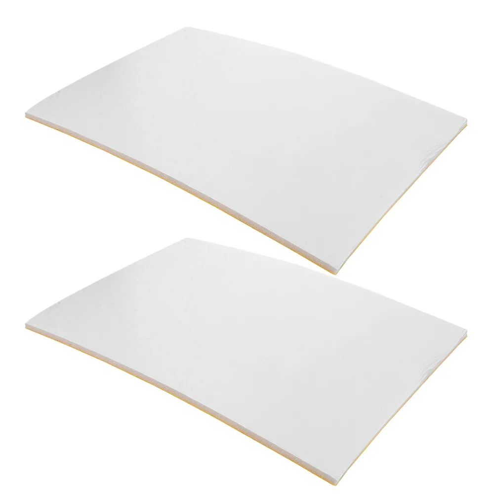 

2Pcs White Foam Board Sheets High Density Self-Adhesive Lightweight Craft Sheets for Precision Architecture Making