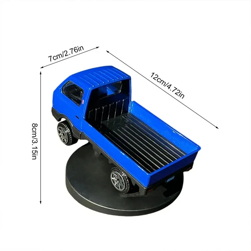 Modello di camion Accessori per decorazioni per auto per bambini Scala 1:64 Modello di veicolo alla deriva Decor Modello da tavolo realistico per auto