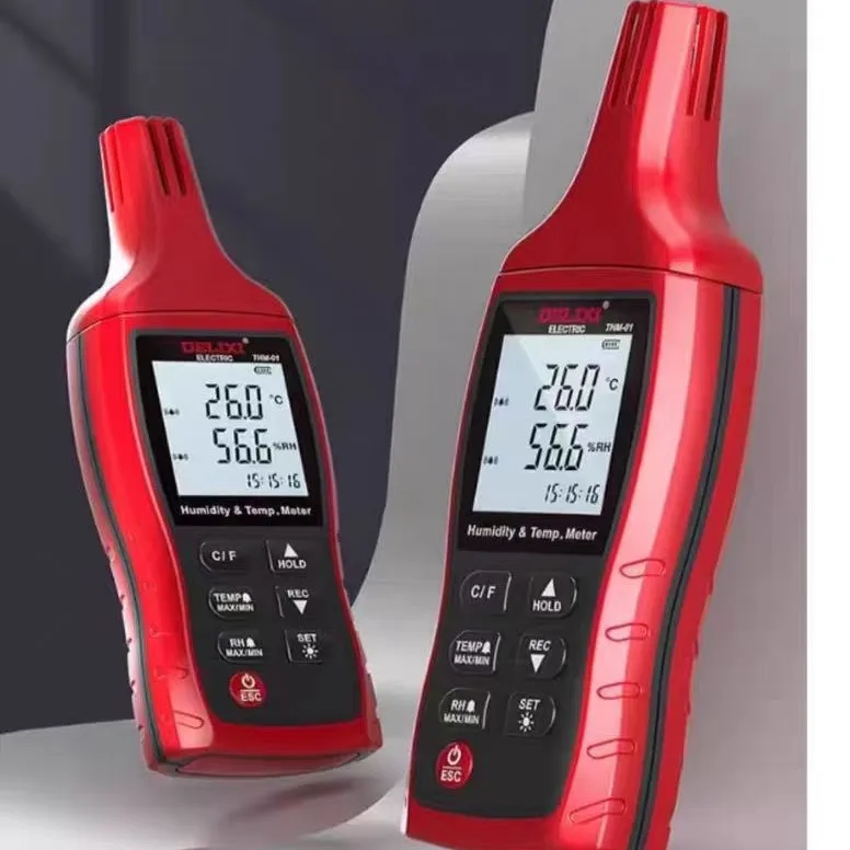 

Высокоточный промышленный прибор для измерения температуры и влажности Внутренний портативный цифровой измеритель
