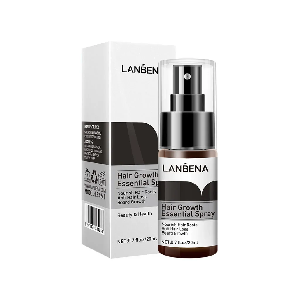 LANBENA 20ml Hair Growth Essence Spray Hair Fragile Spliting Care Essential Oil Hair Liquid