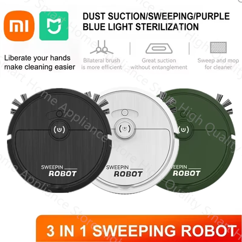 샤오미 가정용 스마트 전기 스위퍼, 습식 건식 이중 사용 리모컨 스위퍼, 카펫 침실 부엌에 적합