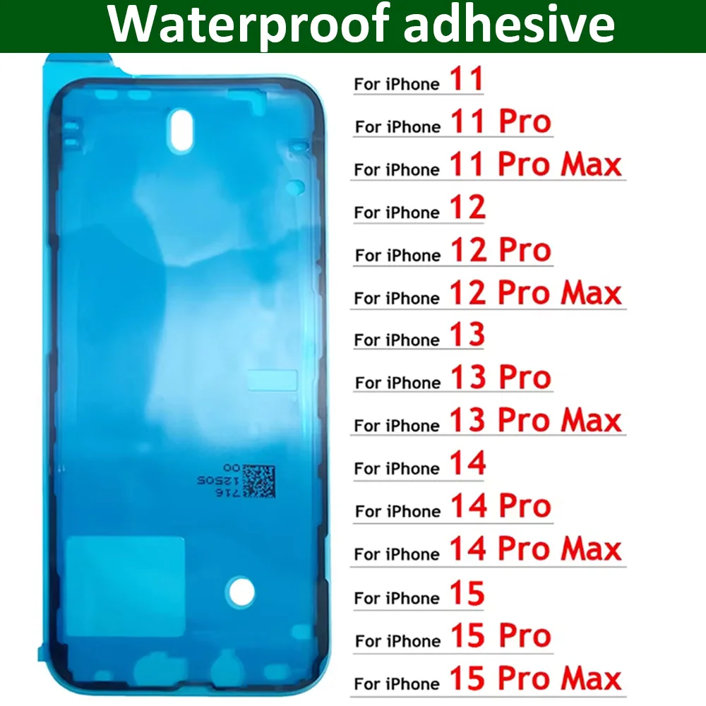 

OEM For iPhone 11 12 13 14 15 Pro Max Plus LCD Screen Display Glue Waterproof Sticker Adhesive Frame Seal Tape