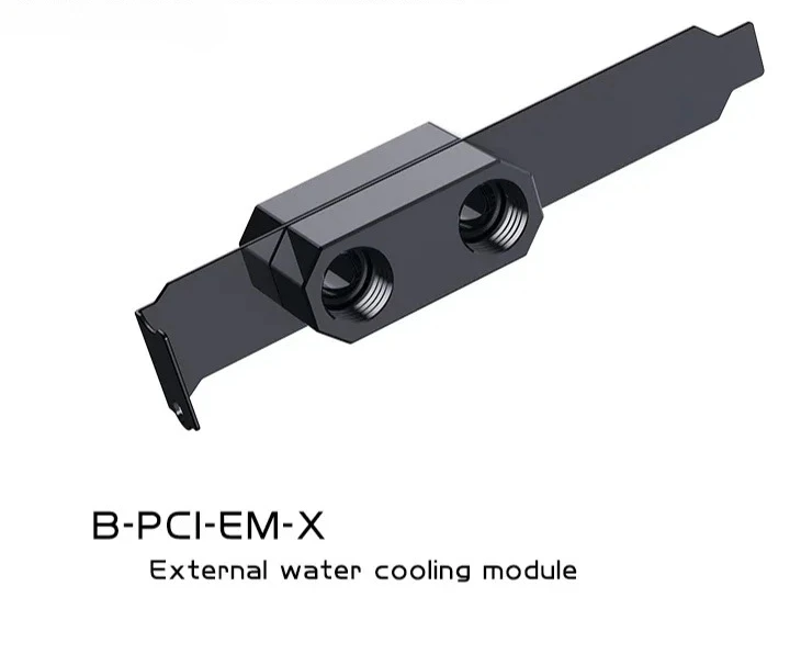 B-PCI-EM-X PCI baffle external water-cooled module pass-through connector
