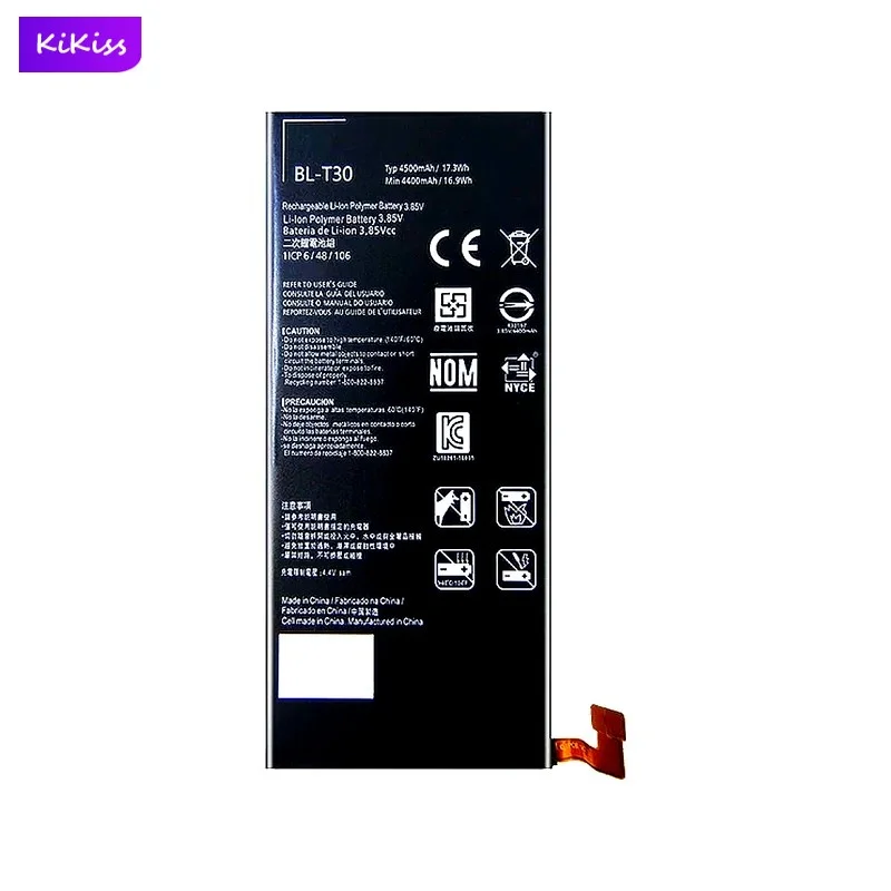 BL-T30 Mobile Phone Battery For LG X Power 2 II L64VL M320F M320N M322 L63BL K10 Power M320 M320DSN M320TV MLV7N 4500mAh