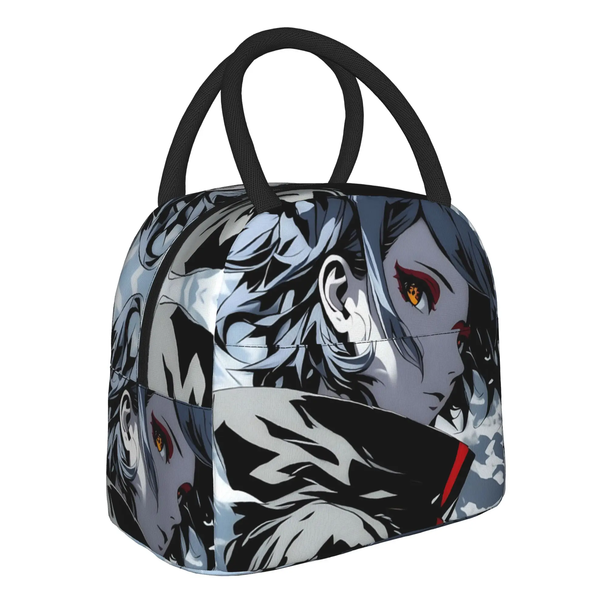 Naruto Anime Theme Handbag Insulated Lunch Bag Meal Pack Rice Bag  bolsa Student Bento Lunch Handbag