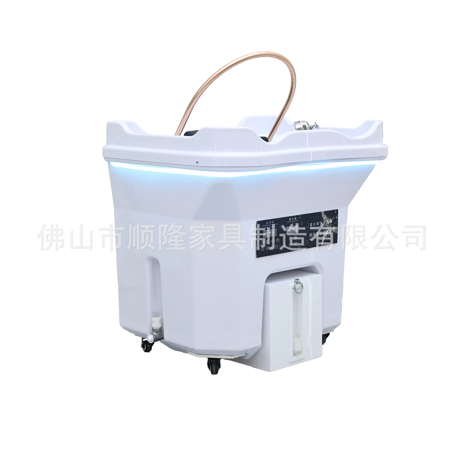 LMM Portable Beauty Salon Shampoo Basin Constant Temperature Water Circulation Fumigation Head Soup Shampoo Bed