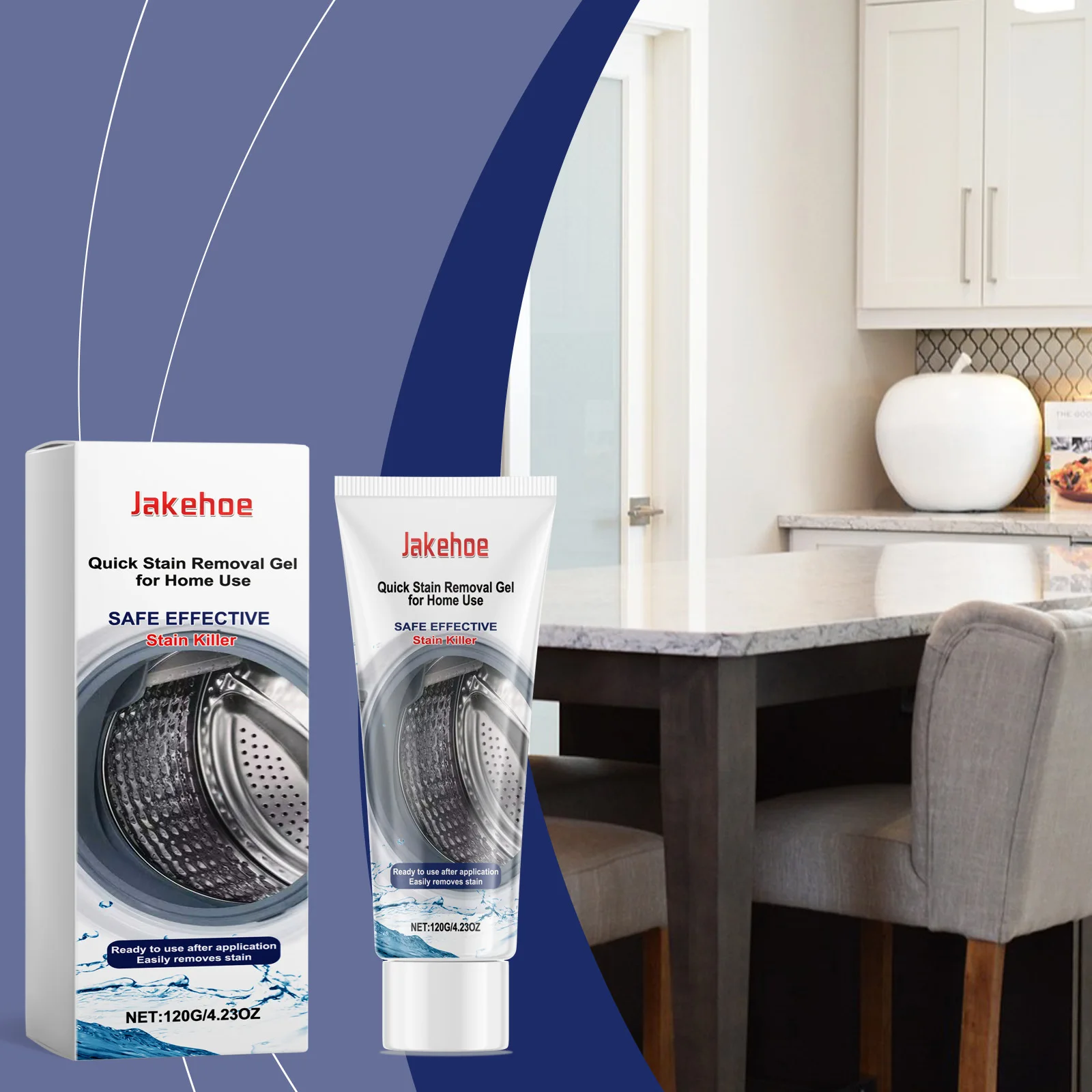 

Degreasing Cleaning Gel - Household Bathroom Kitchen Stain Remover Polish Brighten Dust-Proof Easy Clean Deep Maintenance