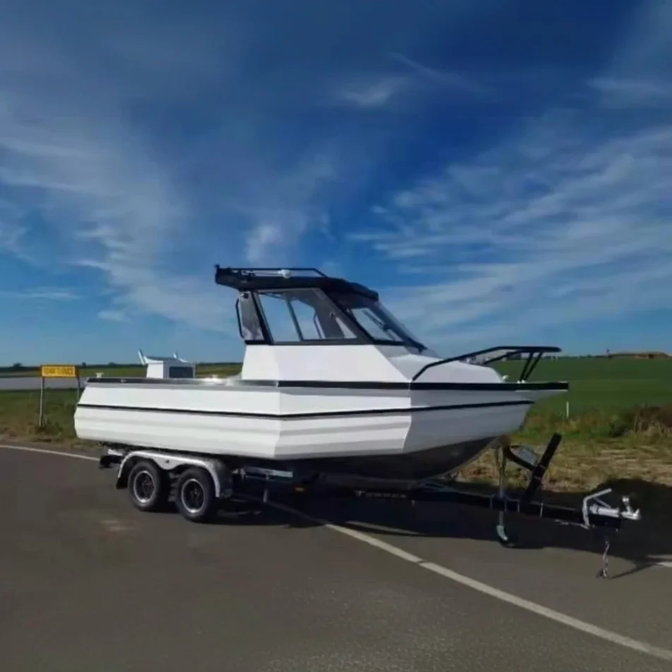 6.25m 21ft Luxury Aluminum Boats Fishing Yacht Boat with CE