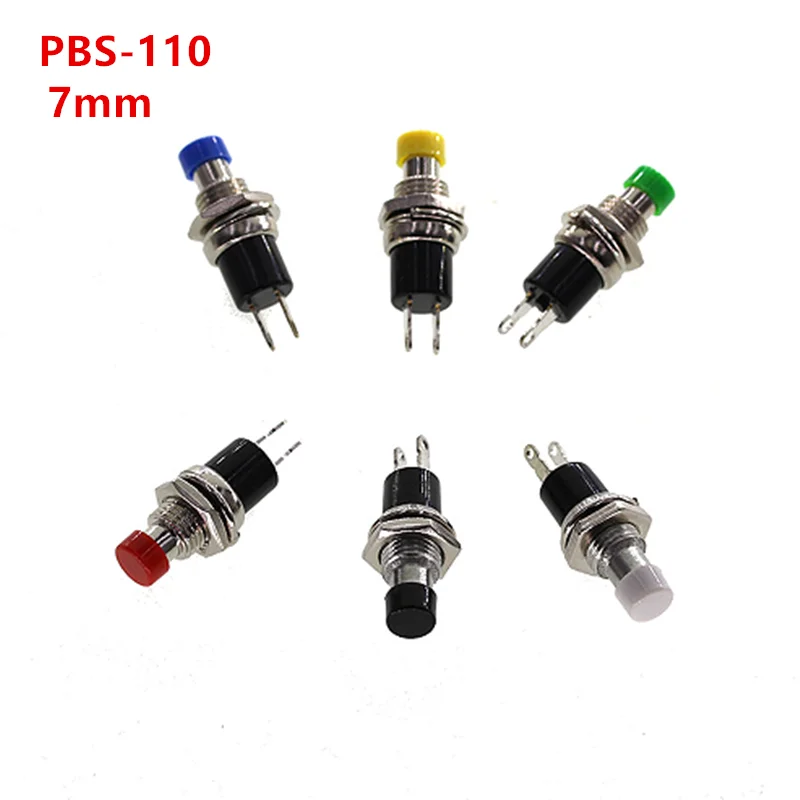 6Pcs Momentary Push… - image