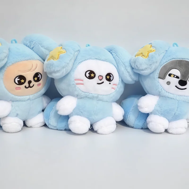 Stray Kids RUN IT TASY Cute Figure Bang Chan Hyunjin Felix Keychain Cute Stuffed Animal Pendant Kpop Merch Gift For Fans Decor view 6