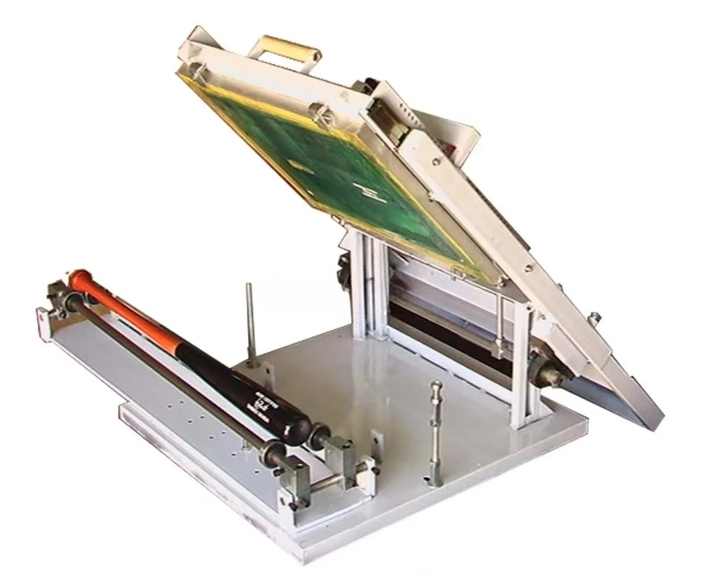 Small Desktop Manual Cylindrical Silk Screen Printing Machine Mini Screen Printer For Tubes And Cards New Condition
