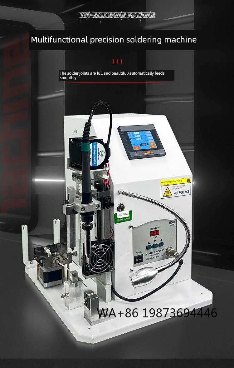 Semi-Automatic Soldering Machine, USB Cable PCB Aviation Plug Foot-Operated Custom Model