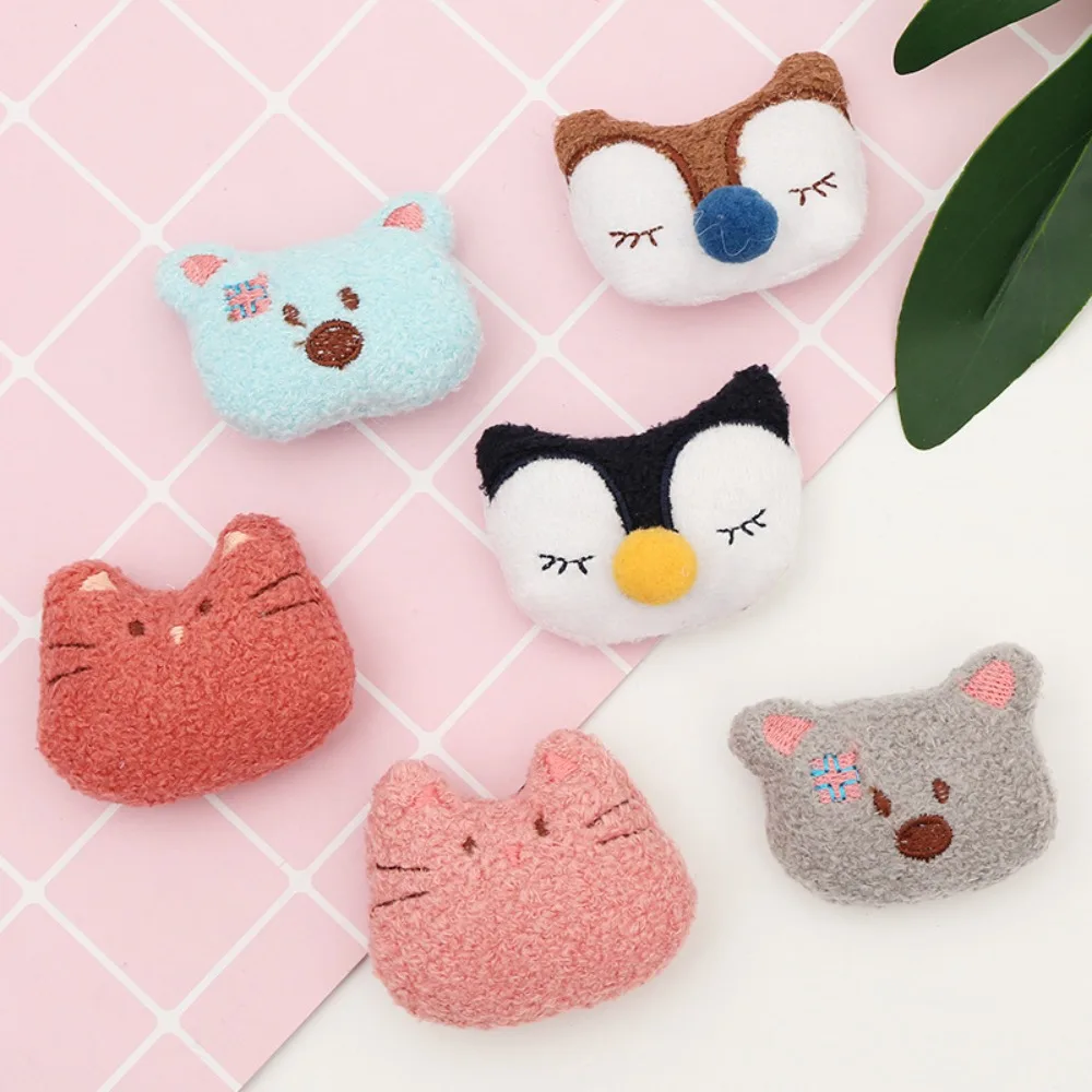 New Cartoon Plsh Doll Pendant Bear/Fox Cute Plush Brooch Handmade Shoes/Socks/Bags Backpacks Pendant Decoration Home Decor