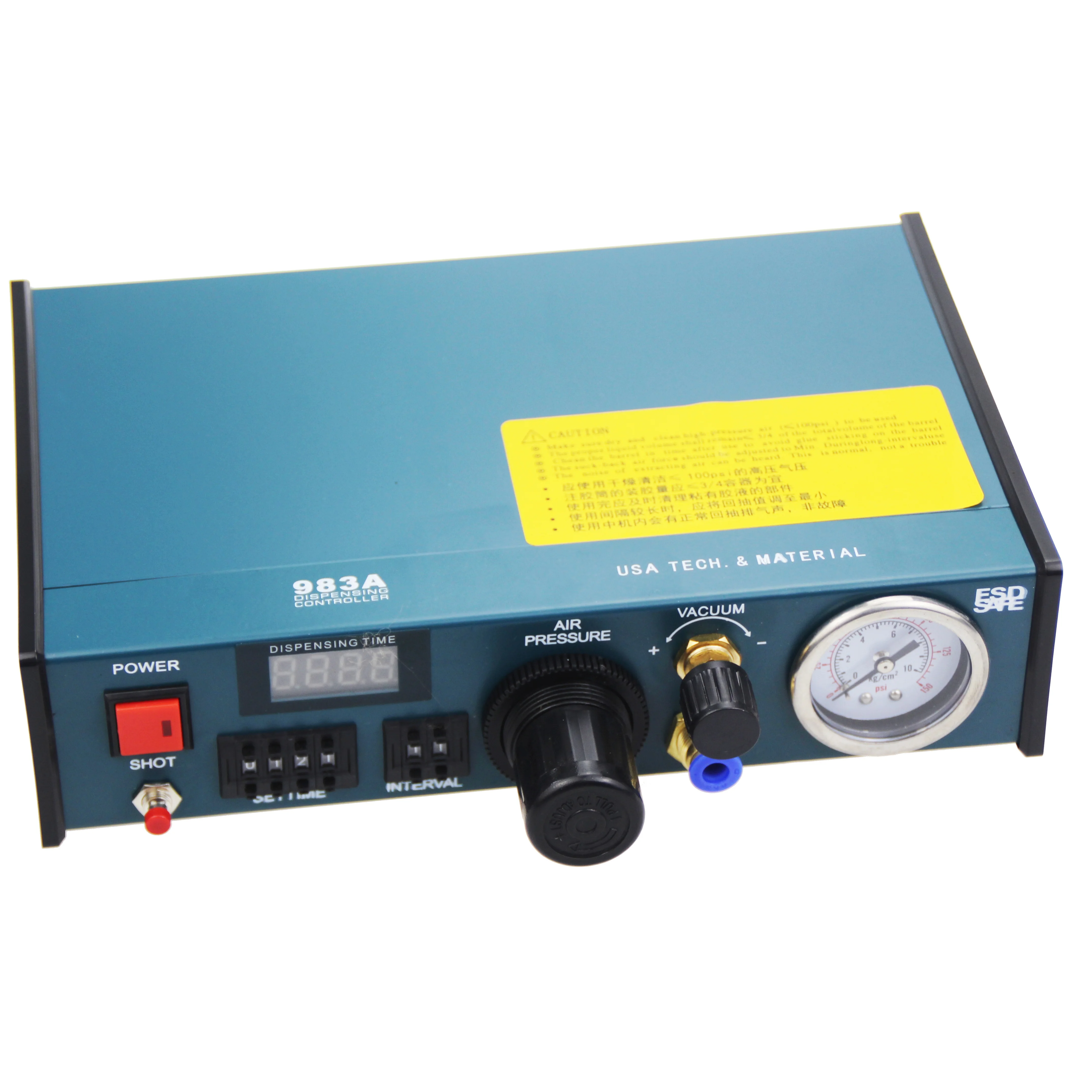 VBP-983A Professional Precise Digital Auto Glue Dispenser Solder Paste Liquid Controller Dropper 220V