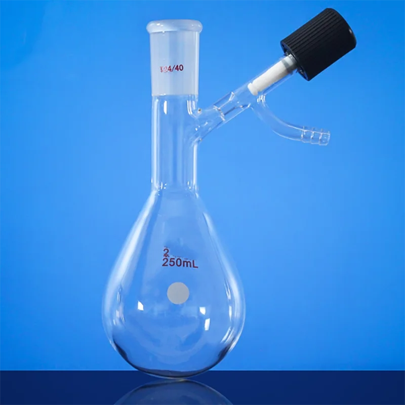 

Eggplant-shaped reaction bottle high vacuum throttle bottle 50ml100ml250ml500ml1000ml