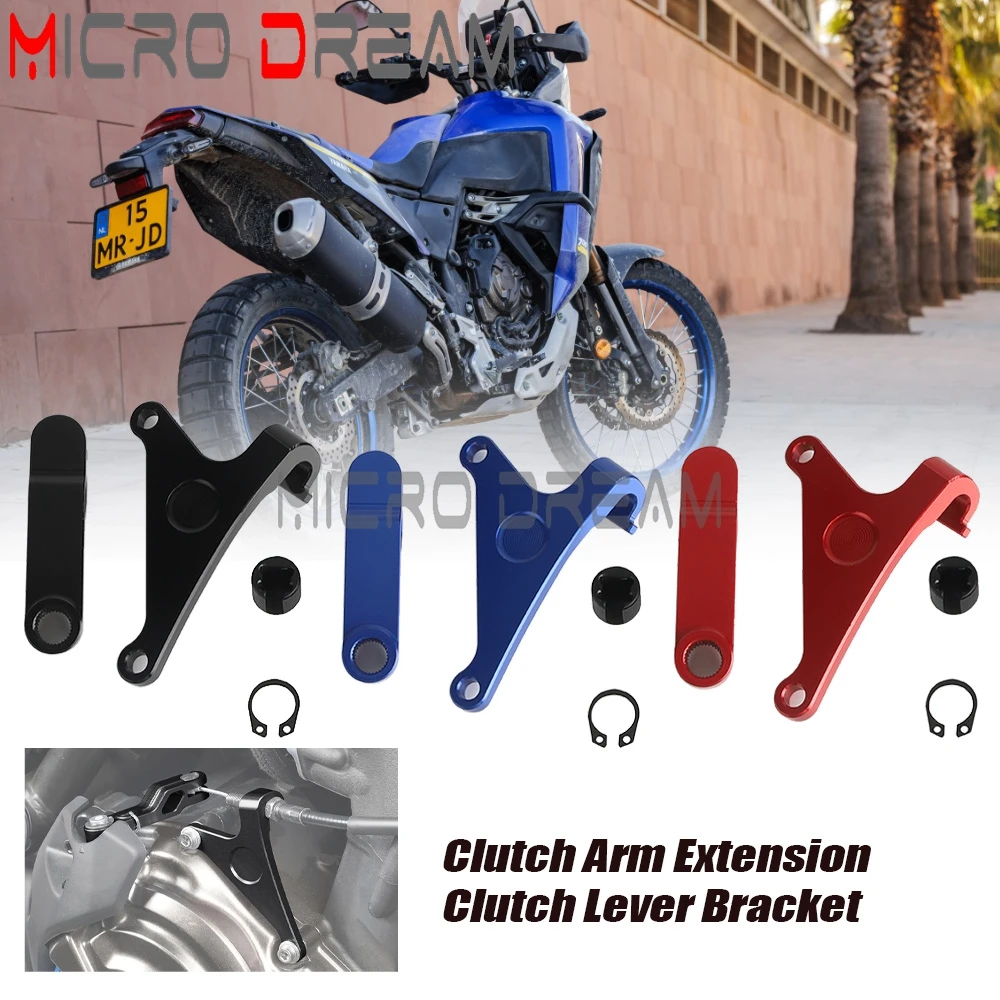 Clutch Arm Extension Clutch Lever Bracket For Yamaha Tenere 700 XTZ700 2019-2024 Tenere 700 World Raid XSR700 MT07 R7 2018-2023