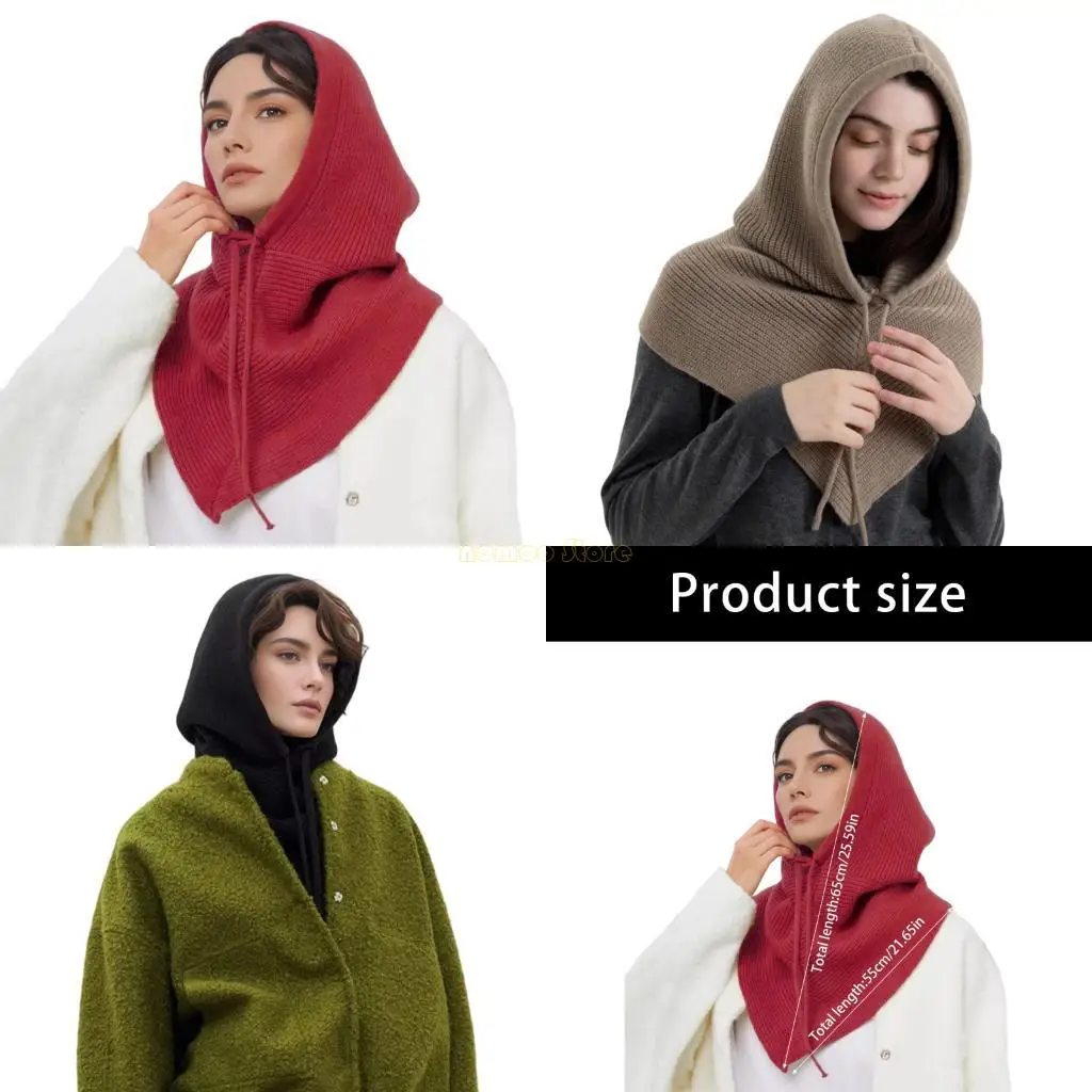 31BF Trapper Hat Thicken Balaclava Hat Warm Hat Winter Outdoor Costume Accessory Warm Ushanka Neck Warmer Trapper Hat