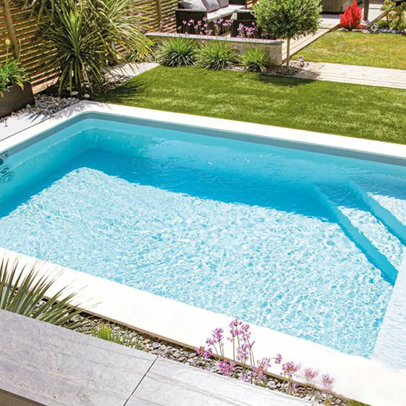 Customized Family Resort Small Piscine Pool Supplies Plunge Pool Equipment Outdoor Fiberglass in Ground Swimming Pool