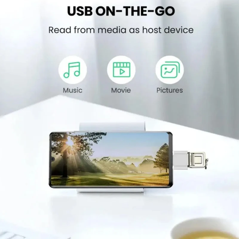 5-teiliger USB 3.0 OTG-Adapter Unterstützt Direktverbindung mit Typ-C/Micro-Telefon USB-Stick/Maus/Tastatur USB-Stick Treiberlos – Detail 8