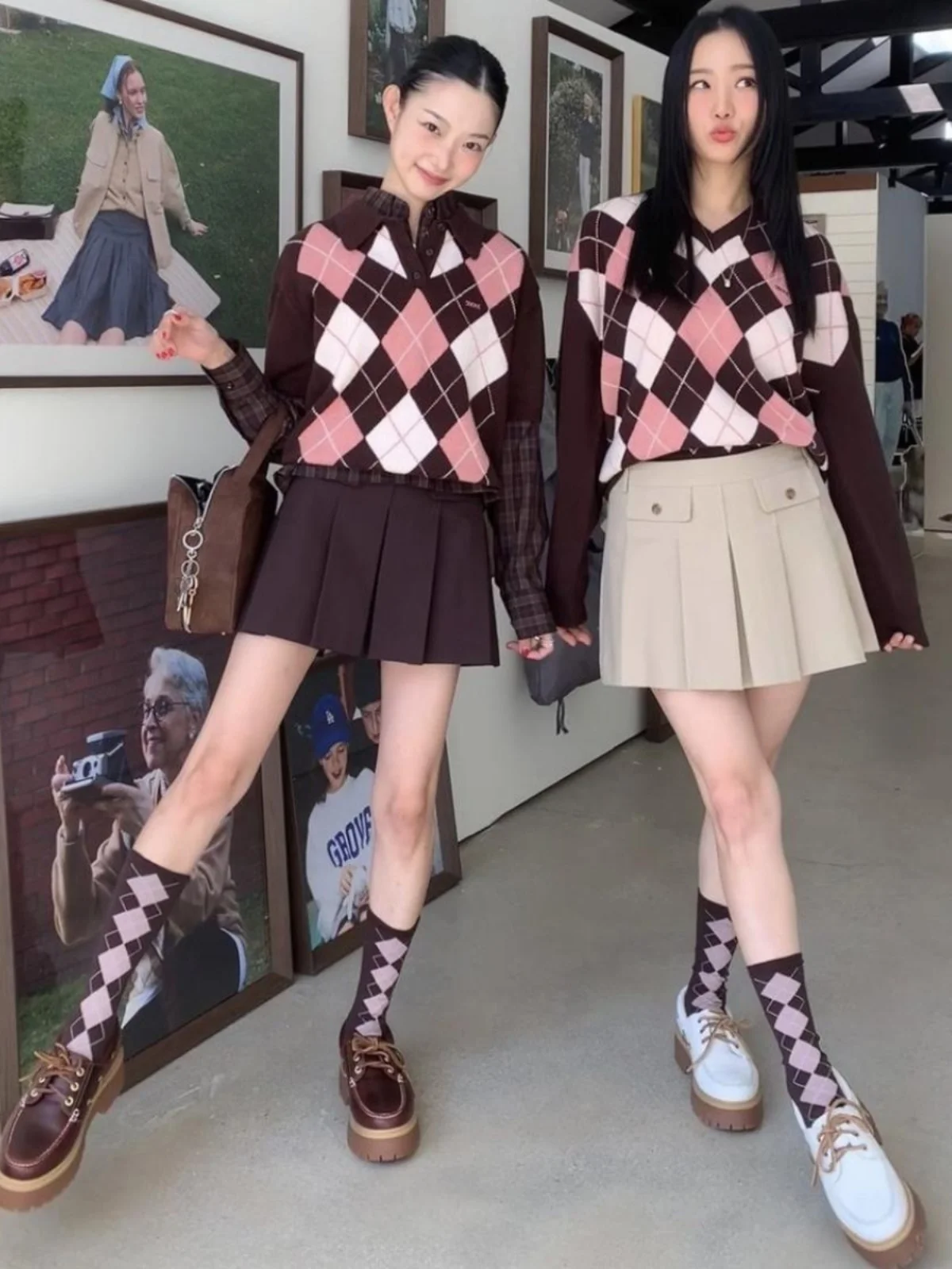 

Винтажная плиссированная юбка Smoid А-силуэта, приталенная, из хлопка, короткая, для девочек-подростков, модный ретро-дизайн, со средней талией