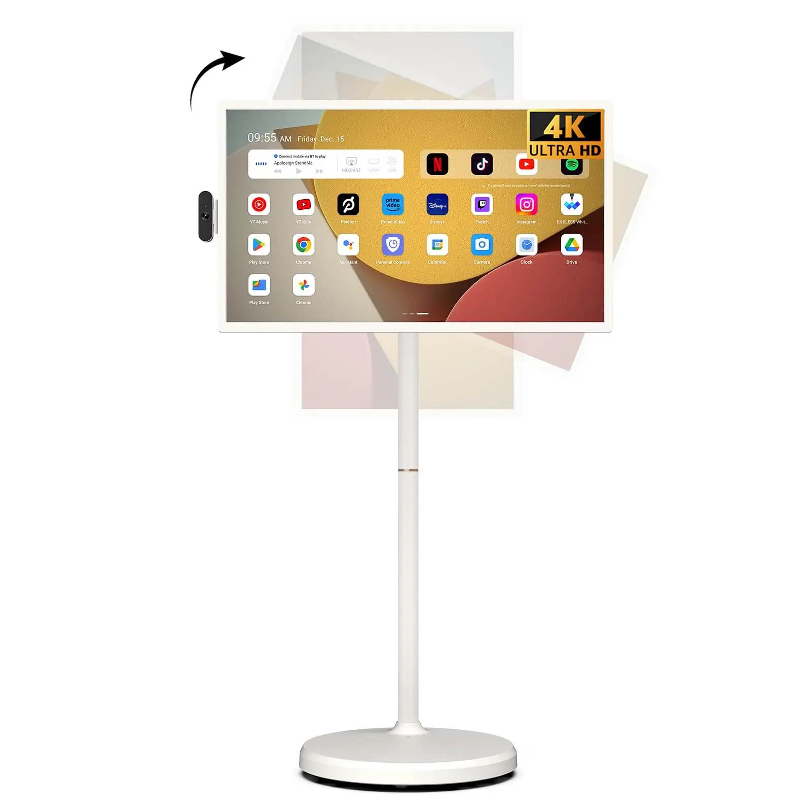 27 Inch Portable Full HD LED Smart Touch Screen TV