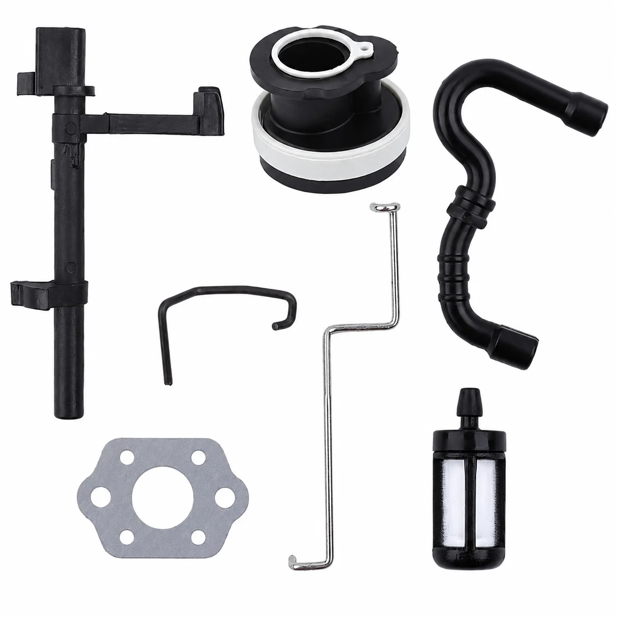 Intake Manifold Kit Throttle Stem Switch Shaft Choke For STIHL MS180 MS170 018 017 Chainsaw Parts w/ Fuel Hose OEM 1130 182 0900