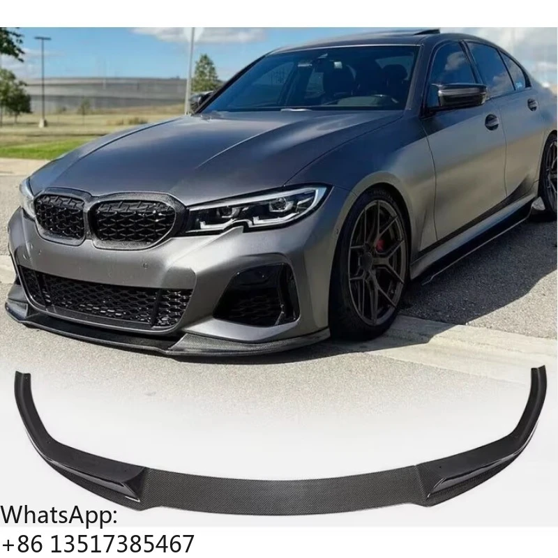 

For BMW 3 Series G20 G28 330i Front Bumper Splitter Lip Spoiler 2019-2023