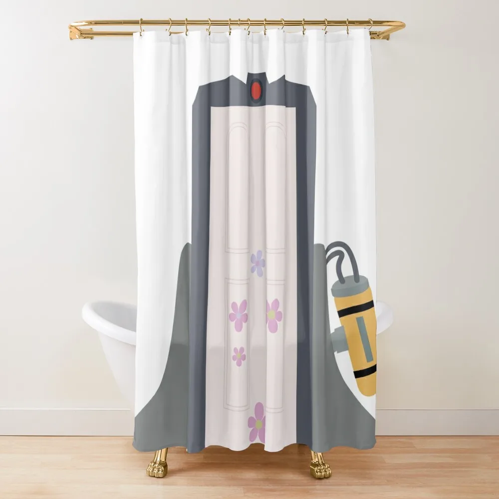 

Boo's Door  GraphicLoveShop Shower Curtain Washable Waterproof Fabric Shower Elegant Bathroom Curtain