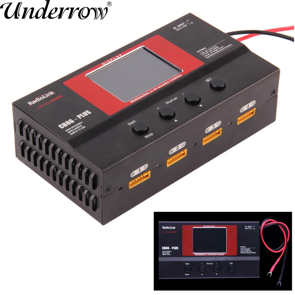 Radiolink Balance Charger CB86 Plus for 8pcs 2-6S Lipo Battery at one time Professional For RC Lipo Battery