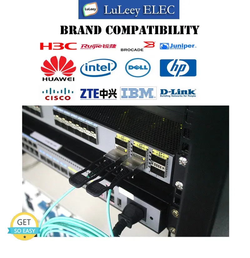 SFP+ 10G AOC Active Optical Fiber Cable Stacking Line Direct Link High Speed Transmission random color for Cisco ubiquiti tplink