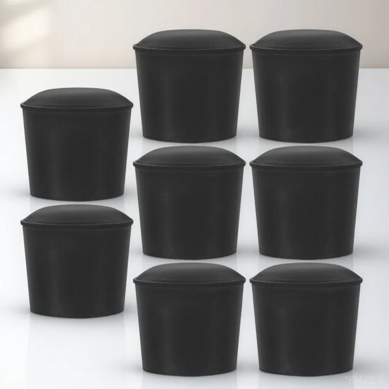 

8pcs Anti-Slip Rubber Feet Leg Caps For Kitchen Pad Placemat Non-Slip Pads Leg Protectors Home Furniture Accessories