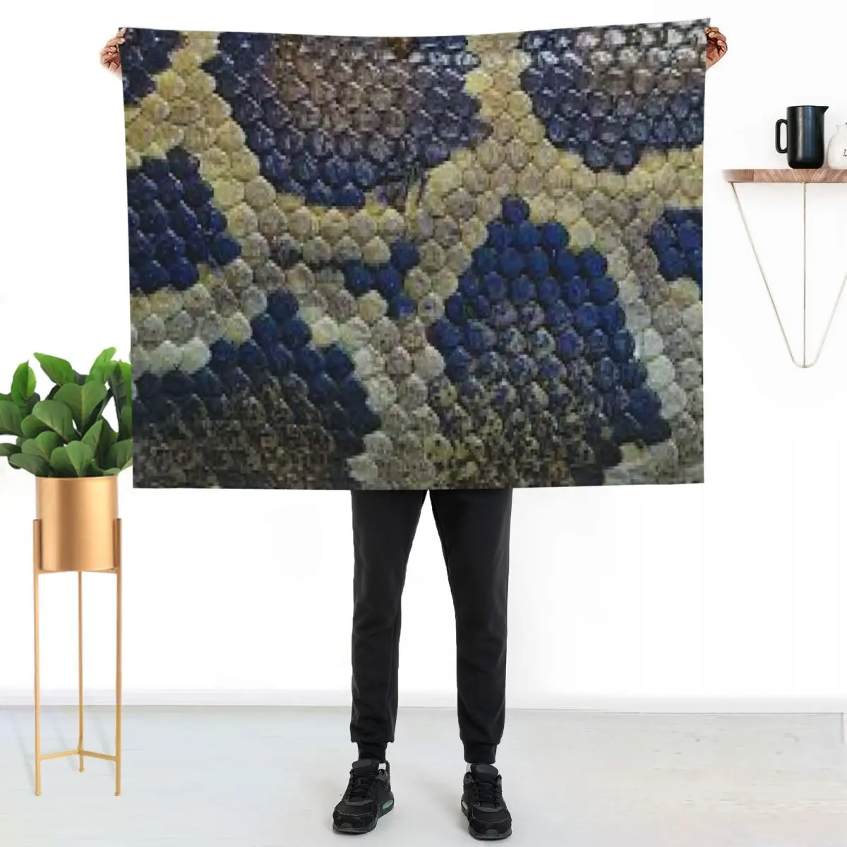 Snakeskin Boogie Throw Blanket Beautifuls Bed Fashionable Luxury Designer Sofa halloween Giant Sofa Blankets