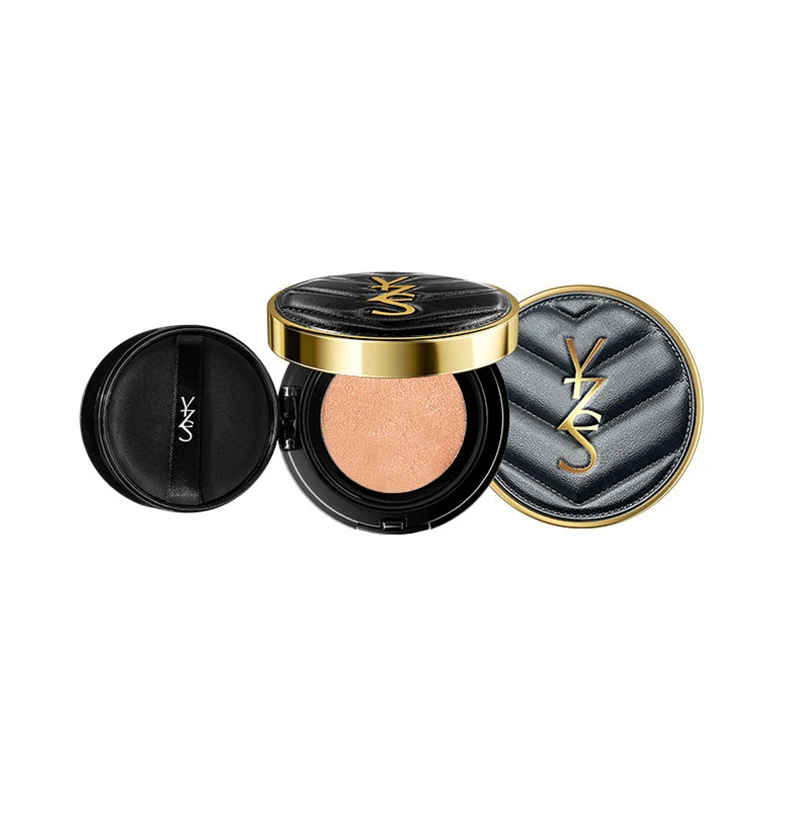 BB Air Cushion Foundation คอนซีลเลอร์ยาวนานสีดำหนัง CC ครีมแต่งหน้าเครื่องสำอางค์กันน้ำ Brighten Face ฐาน Tone