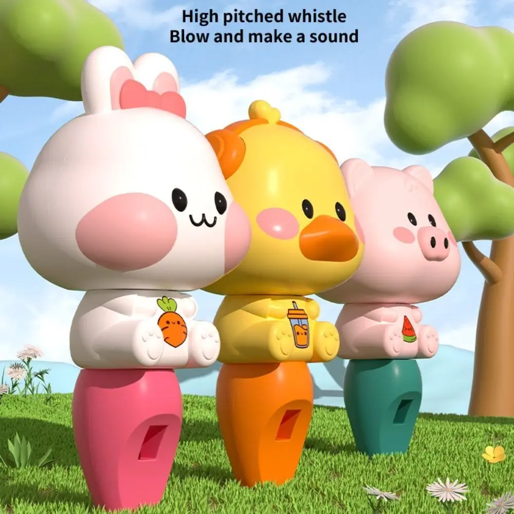 Early Education Toddler Whistle Toy Educational Cartoon Whistle Musical Instruments Rabbit Anti-scratch Kid Whistle Toy