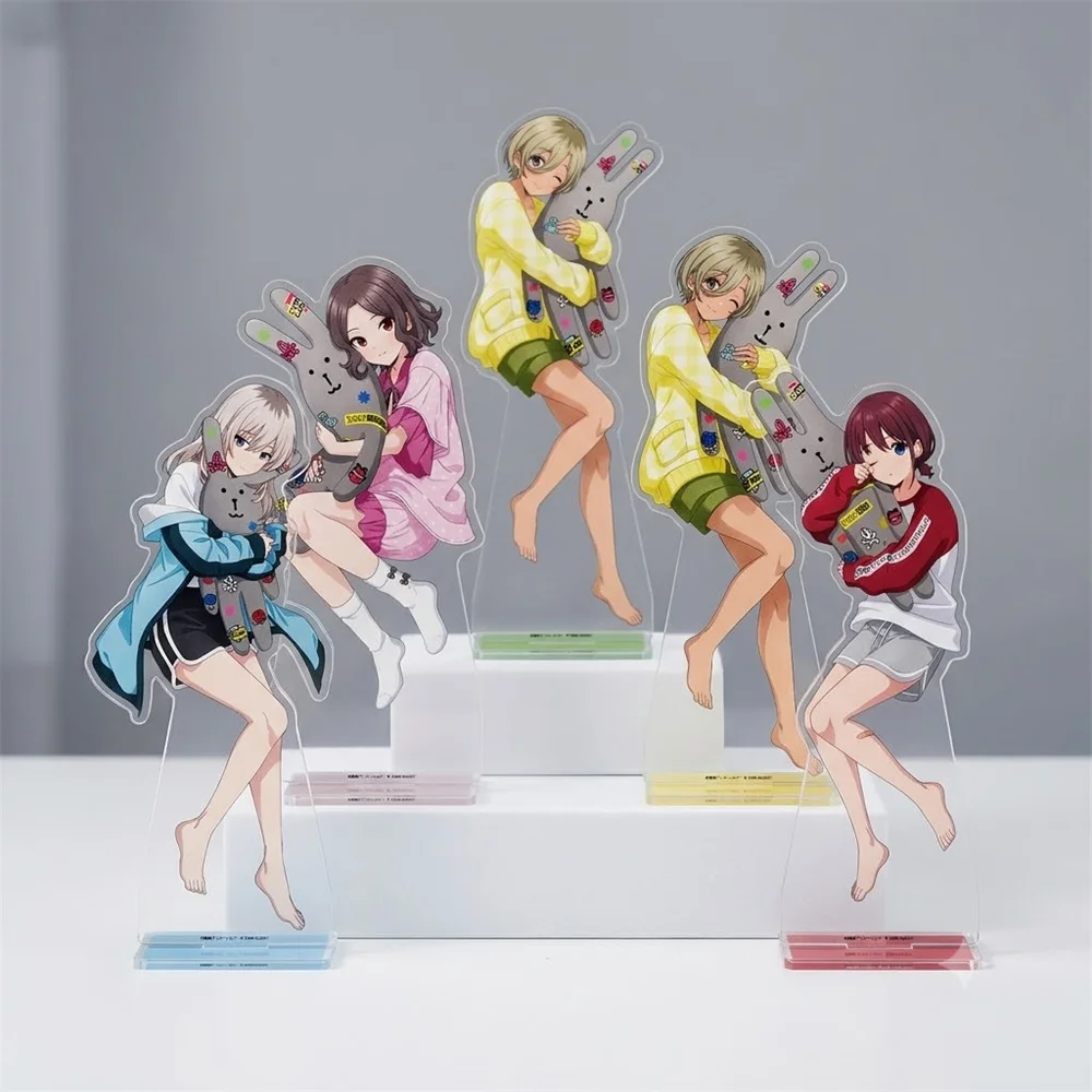 15CM Anime Girls Band Cry Acrylic Stand Keychain  Cosplay Characters Ornament Accessories Goods Collection Gifts