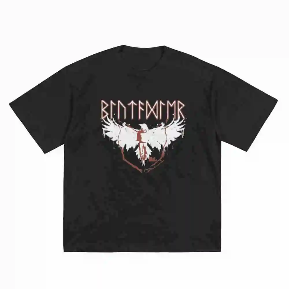 Shieldmaiden Blood Eagle Nordic Pride Strength Short Sleeve Tee 100% Cotton T-Shirt
