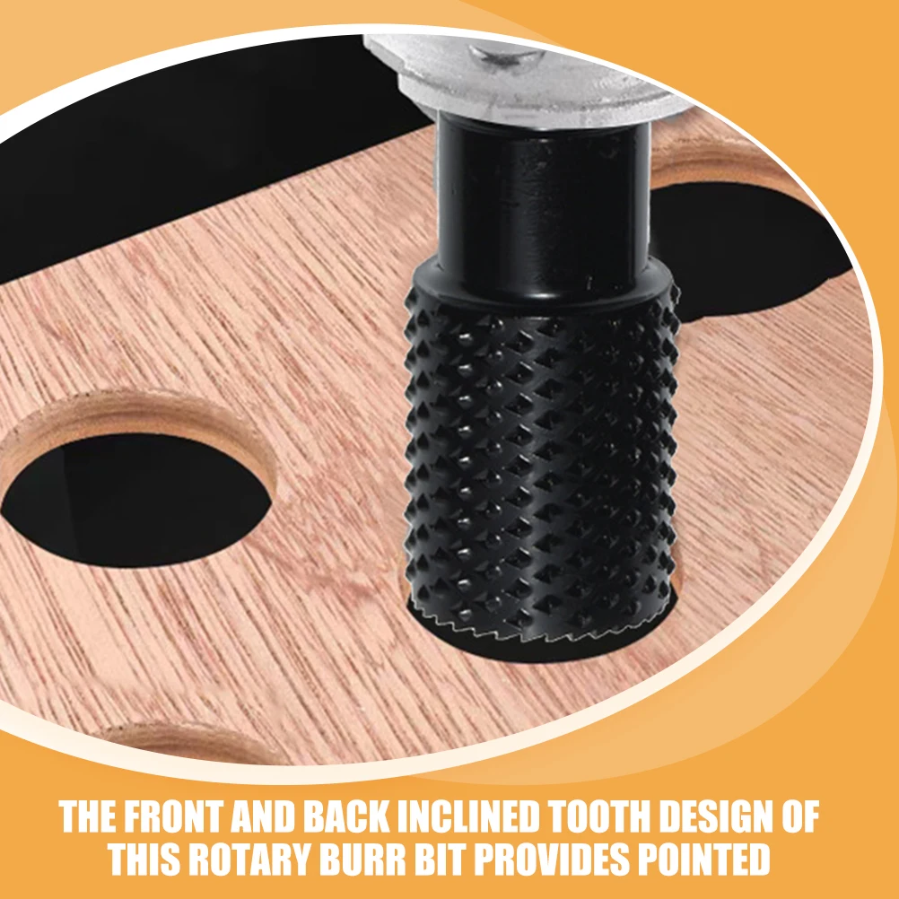 

Woodworking Hole Opener Kit Rotary Burr For Angle Grinder 45 Steel Compatible With 115/125 Grinder Efficient Wood Carving
