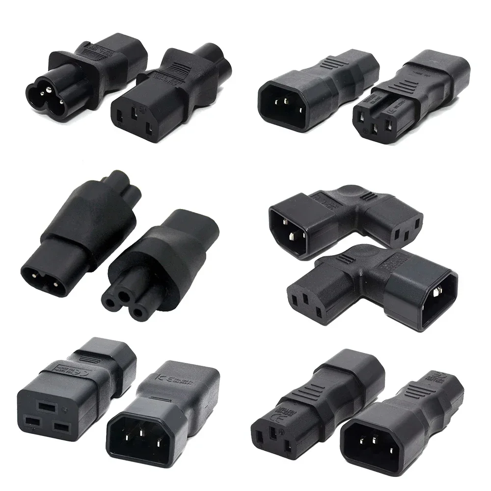Universele IEC320 C13 C14 Om C5 C6 C7 C8 C19 C20 C21 Convert Connector Ups Pdu Man-vrouw Eu Us Power Plug Adapter Socket