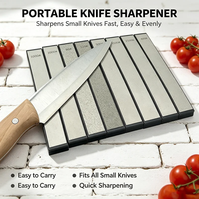 Ruixin Pro RX009 Knife Sharpener Parts 1-4pcs Diamond Stone Bar Replacement Diamond Whetstone Grinding Stone